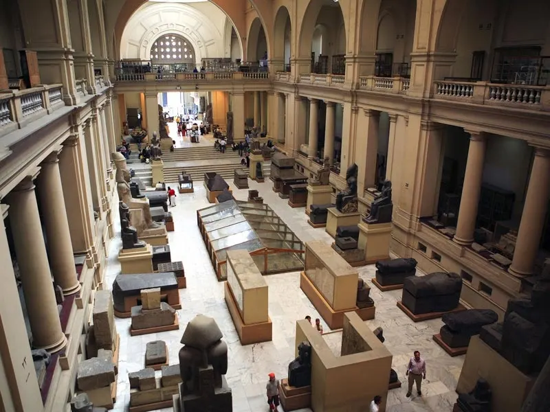 Primo Piano del Museo Egizio al Cairo